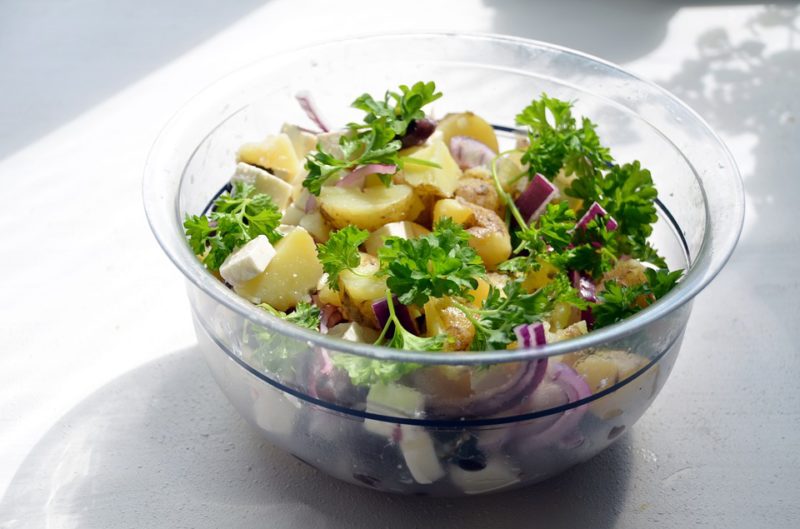 bramborový salát bez majonézy