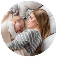 hubnutí po porodu a spánek